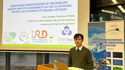 GEOPHYSICAL INVESTIGATIONS OF THE SHALLOW AQUIFER AND ITS VULNERABILITY IN THE CU CHI RURAL DISTRICT, HO CHI MINH CITY REGION, VIETNAM